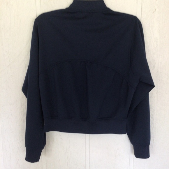 STELLA MCCARTNEY X ADIDAS BLUE CROP BOMBER JACKET SMALL - Picture 8 of 16